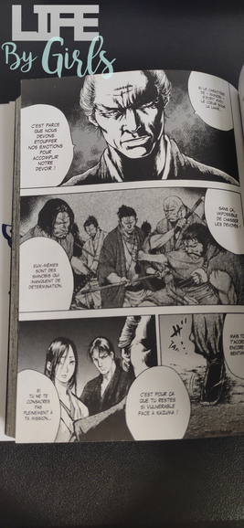 planche du manga butterfly beast 2, Jin'Emon mentionne la mission des chasseurs de shinobis réprouvés