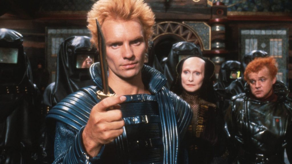 Dune le film de David Lynch de 1984 avec "Sting" au casting