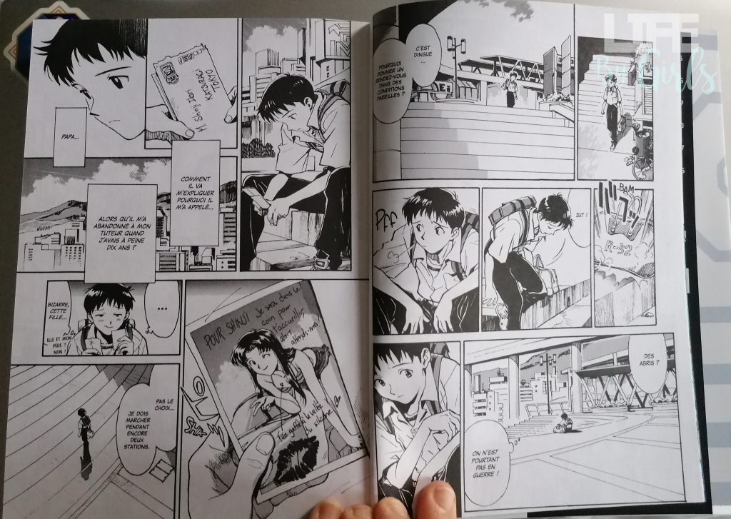 "Shinji" est le héros appelé vers son destin par son père qu'il connait à peine