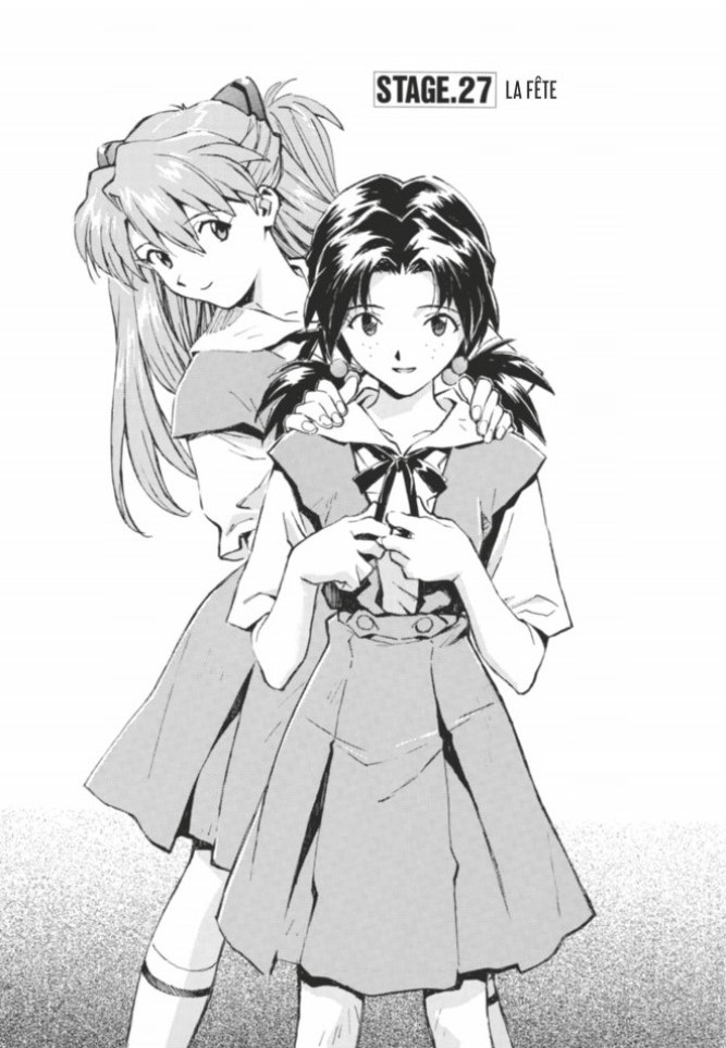 Asuka et Hikari dans "Neon Genesis Evangelion Perfect Edition"