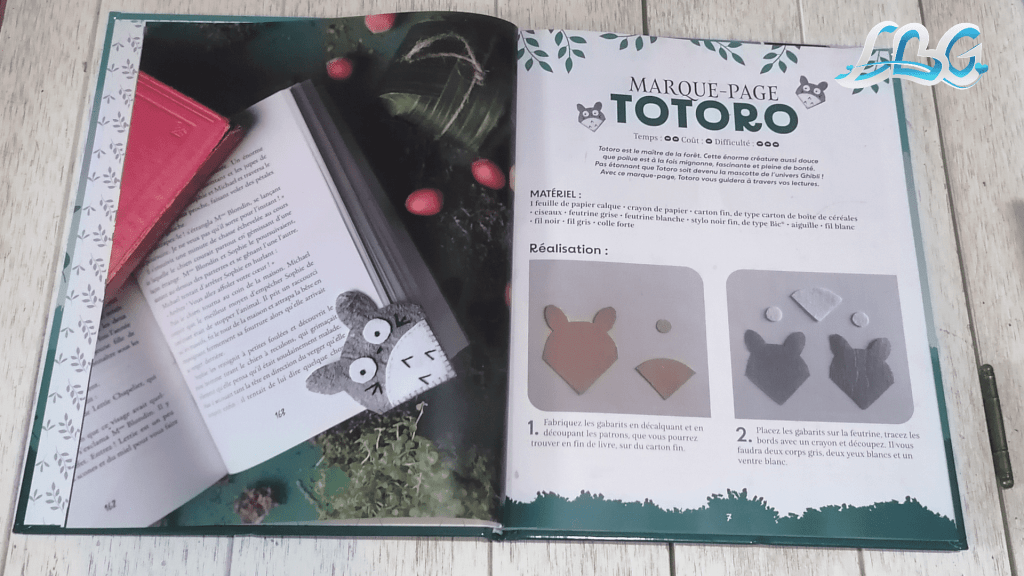 Le "Marque page Totoro" ouvre le bal des créations
